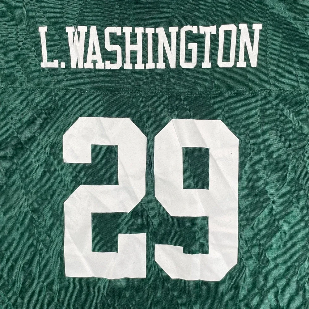 NFL Team Apparel Leon Washignton NY New York Jets Football Jersey Youth XL 18-20
